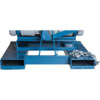 Self-Dumping Hopper, Polyethylene, 1-1/10 cu.yd, Grey OSI Industrial Sales