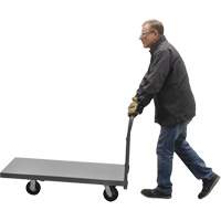 Platform Truck, 48" L x 24" W, 2000 lbs. Capacity, Rubber Casters OSI Industrial Sales