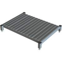 Adjustable Height One-Step Work Platform, 24" W x 36" D, 800 lbs. Capacity, All-Welded OSI Industrial Sales