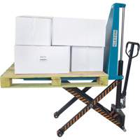 Manual Scissor Skid Lift, 45-1/4" L x 20-1/4" W, Steel, 3300 lbs. Capacity OSI Industrial Sales