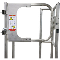 EdgeHalt&reg; Ladder Safety Gate, 20-7/8" H x 30"- 40" W OSI Industrial Sales