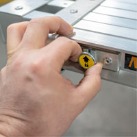 Telescoping Work Plank, 204" W x 12" D, 250 lbs. Capacity, Knocked Down OSI Industrial Sales