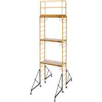 Complete 18' Drywall  Baker Scaffold Tower Set, 122" D x 236" H OSI Industrial Sales