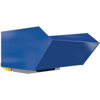 Conteneur autobasculeur robuste en style H, Acier, 1 vg³, Bleu OSI Industrial Sales