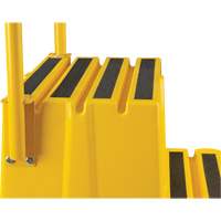 Escabeau industriel, 4 marches, 44" x 22-1/4" x Hauteur 65-1/8" OSI Industrial Sales