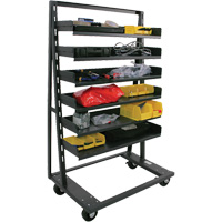 Single-Sided Heavy Duty A-Frame Cart with 6 Trays, 38" x 25" x 63", 2500 lbs. Capacity OSI Industrial Sales
