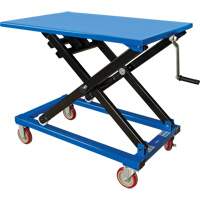 Manual Scissor Lift Table, 37-3/8" L x 23-5/8" W, Steel, 660 lbs. Capacity OSI Industrial Sales