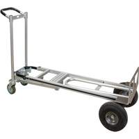 3-in-1 Convertible Hand Truck, Aluminum, 600 lbs. Capacity OSI Industrial Sales