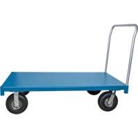 Heavy-Duty Platform Truck, 48" L x 24" W, 1200 lbs. Capacity, Flat Free Casters OSI Industrial Sales