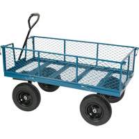 Wagon with Drop Sides, 24" W x 48" L, 800 lbs. Capacity OSI Industrial Sales