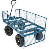 Wagon with Drop Sides, 24" W x 48" L, 800 lbs. Capacity OSI Industrial Sales