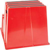 Escabeau industriel, 2 marches, 26" x 22-7/16" x Hauteur 19-11/16" OSI Industrial Sales