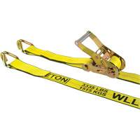 Tendeur d'arrimage pour treuil, Crochet en J, 30' , 2" , Charge d'utilisation max. 3335 lb (1512 kg) OSI Industrial Sales