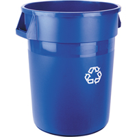 Contenant de collecte des d&eacute;chets recyclable Brute, Vrac, Plastique, 32 gal. US OSI Industrial Sales