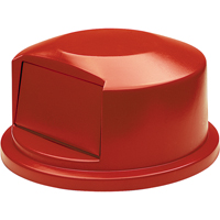 Round Brute&reg; Tops, Dome Lid, Plastic/Polyethylene, Fits Container Size: 24" Dia. OSI Industrial Sales