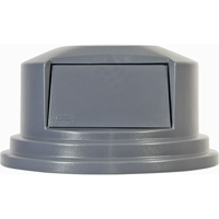 Round Brute&reg; Tops, Dome Lid, Plastic/Polyethylene, Fits Container Size: 26-1/2" Dia. OSI Industrial Sales