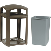 Cadre pour contenant Landmark Series Classique a/enveloppe rigide, Acier galvanis&eacute;, 35 gal. US OSI Industrial Sales