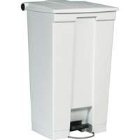 Flat Top Trash Can, Polyethylene, 23 US gal. Capacity OSI Industrial Sales