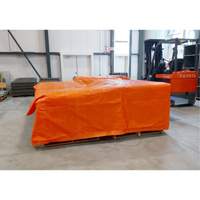 Insulated Tarps, Polyethylene, Orange, 20' x 12' x 8 mils OSI Industrial Sales