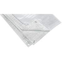 Insulated Tarp, Polyethylene, White, 20' x 12' x 8 mils OSI Industrial Sales