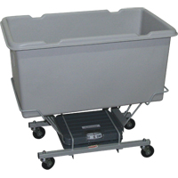 Scale Carts, Polyethylene, 33" L x 19" W x 29" H, 5 cu. Ft. Volume, 250 lbs. Capacity OSI Industrial Sales