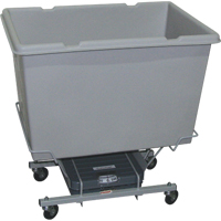 Scale Carts, Polyethylene, 33" L x 23" W x 33" H, 7 cu. ft. Volume, 250 lbs. Capacity OSI Industrial Sales