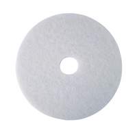 Floor Pad, 17", Polish, White OSI Industrial Sales