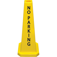 "No Parking" Lamba Traffic Cones, English OSI Industrial Sales