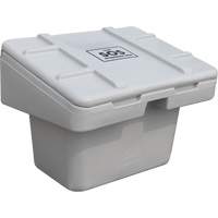Salt Sand Container SOS, With Hasp, 30" x 24" x 24", 5.5 cu. Ft., Grey OSI Industrial Sales