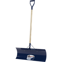 Yukon Snow Pusher, Steel Blade, D-Grip Handle, 30" W OSI Industrial Sales