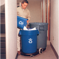 Socle roulant Tandem Brute, Noir OSI Industrial Sales