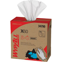 Chiffons X60 WypAll, Tout usage, 16-3/4" lo x 8-3/8" la OSI Industrial Sales