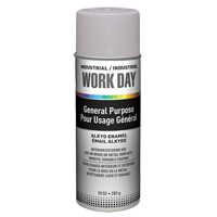 Industrial Work Day Paint, Grey, Very Flat, 10 oz., Aerosol Can OSI Industrial Sales