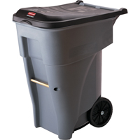 Brute&reg; Roll Out Containers, Polyethylene, 65 US gal. OSI Industrial Sales
