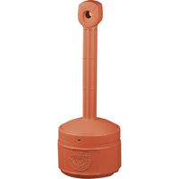 Smokers Cease-Fire&reg; Cigarette Butt Receptacle, Free-Standing, Plastic, 1 US gal. Capacity, 30" Height OSI Industrial Sales