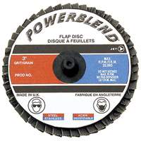 POWERBLEND Roll-on Flap Disc, 2" x Type R, Z120 Grit, Zirconia Alumina OSI Industrial Sales