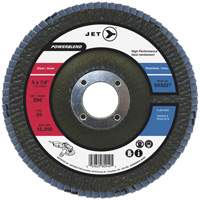 POWERBLEND Flap Disc, 4-1/2" x 7/8", Type 29, Z80 Grit, Zirconia Alumina OSI Industrial Sales