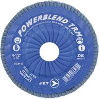 POWERBLEND TRM Trimmable Flap Disc, 5" x 7/8", Type 29, Z60 Grit, Zirconia Alumina OSI Industrial Sales