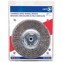Crimped Wire Wheel, 7" Dia., 0.014" Fill, 1/2" - 2" Arbor OSI Industrial Sales