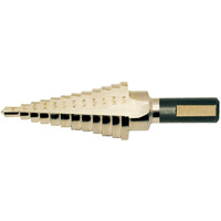 Super Premium Step Drill, 1/8" - 1/2" , 1/32" Increments, High Speed Steel OSI Industrial Sales