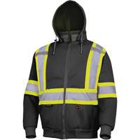 6925BK Chandail &agrave; capuchon, 3T-Grand, Noir OSI Industrial Sales