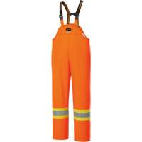 5893 Salopette FR imperm&eacute;able haute visibilit&eacute;, Grand, Orange haute visibilit&eacute; OSI Industrial Sales