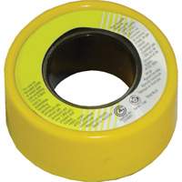 PFTE Gas Thread Sealant Tape, 236" L x 1/2" W, Yellow OSI Industrial Sales