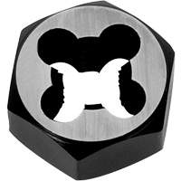 Hexagon Rethreading Bolt Die, 1" Dia., M6x1 Thread, Chromium Steel OSI Industrial Sales