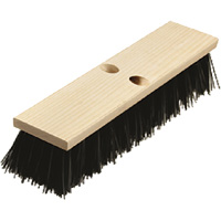 Heavy-Duty Street Broom, 14", Coarse/Stiff, Polypropylene Bristles OSI Industrial Sales