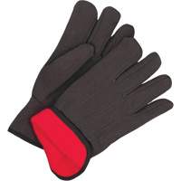 Classic Jersey Gloves, One Size, Black, Red Fleece, Slip-On OSI Industrial Sales