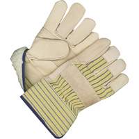 Classic Fitter Gloves with Patch Palm, One Size, Grain Cowhide Palm, Acrylic-Pile Inner Lining OSI Industrial Sales