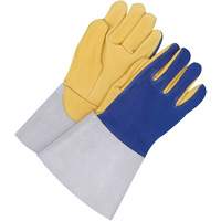 Gants pour soudeur TIG avec poignet de 5,5", Cuir fleur de daim, Taille 10 OSI Industrial Sales
