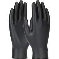 Grippaz Skins Ambidextrous Disposable Gloves, Large, Nitrile, 6-mil, Powder-Free, Black OSI Industrial Sales
