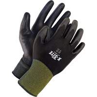 X-Site Coated Gloves, 7, Polyurethane Coating, Nylon Shell OSI Industrial Sales